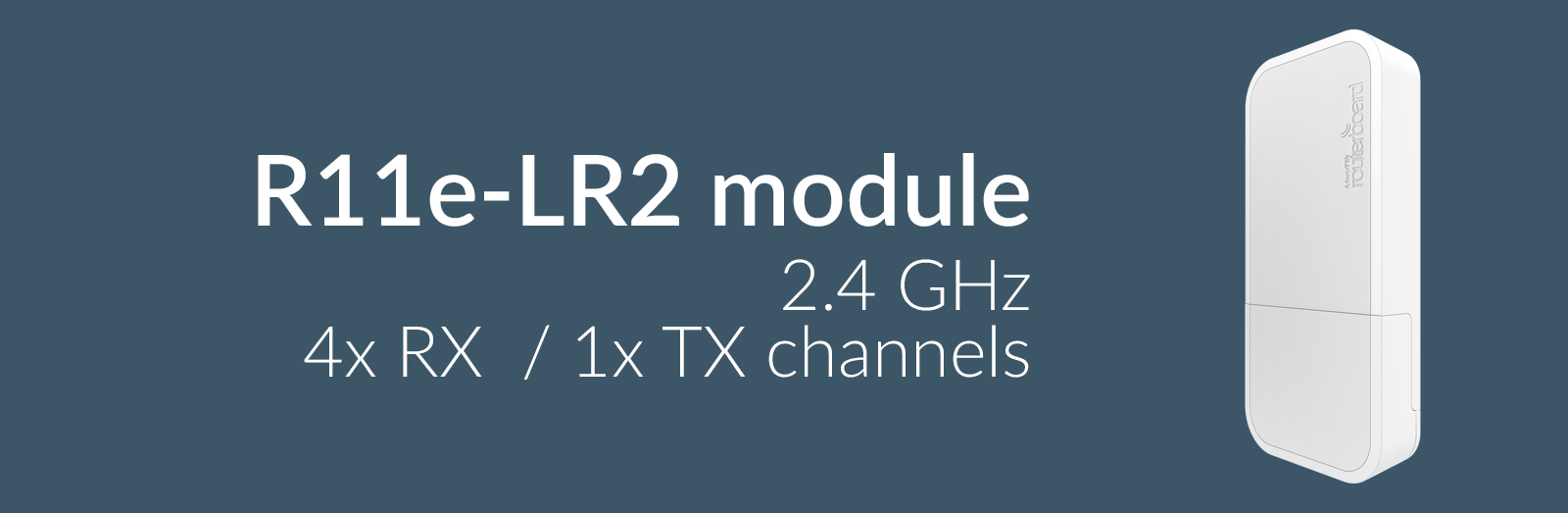 MikroTik R11e-LR2 Gateway card for LoRa technology in mini PCIe form