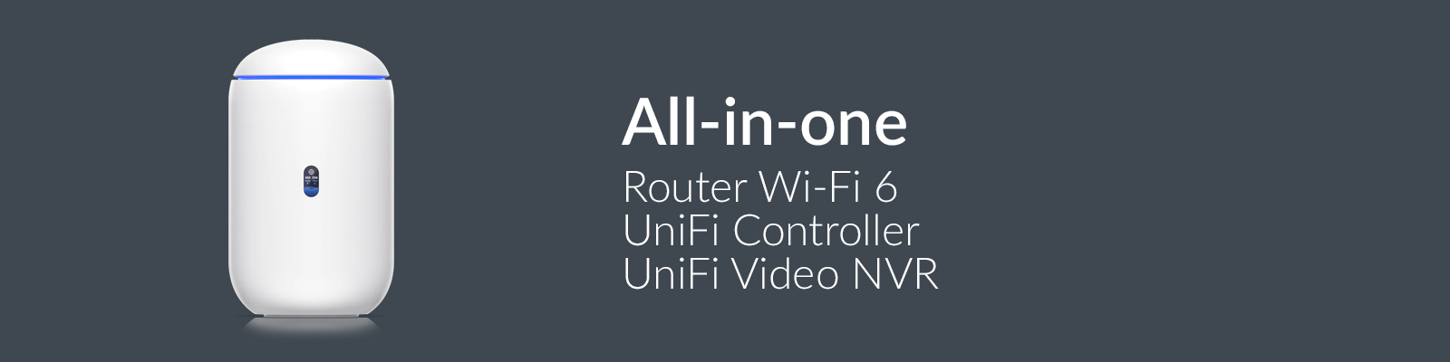 Ubiquiti Dream Wi-Fi 6 IEEE 802.11ax Ethernet Wireless Router 