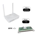 100 units of Huawei HG8145V6 (GPON ONT Wi-Fi 5 AC1200) with a GPON board for 0,25 EUR