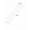 Segment steel mast (dia:38mm) len:100cm