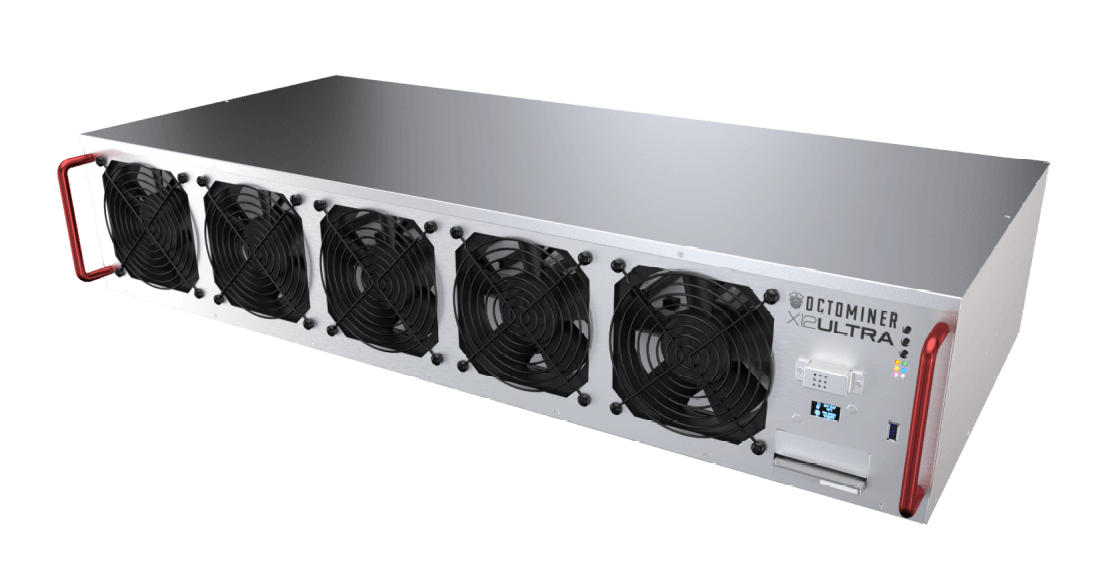 Octominer X12ULTRA Smart GPU Mining Rig Intel G3900, 2250W, 4 GB DDR3, 30 GB SSD