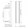 RF Elements Array Sector 2-14 sector antenna 2.4GHz 112° 14dBi RP-SMA