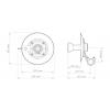 RF Elements STD-21-UM StarterDish UM antenna 21 dBi for Mimosa C5x, Ubiquiti PrismStation 5AC, IsoStation 5AC, IsoStation M5