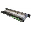 Solarix SX24-6-STP-BK patch panel 1U 24x RJ45 cat. 6 STP black