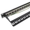 Solarix SX24M-0-STP-BK-UNI patch panel 1U 24x RJ 45 kat. 0 STP  universal czarny