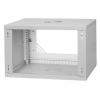 Stalflex RC19-6U-350GG Rack 19" cabinet 6U 350mm Glass Gray (wall mounting)