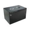 Stalflex S-RC19-6U-350MB Rack 19" cabinet 6U 350mm Metal Black (wall mounting)