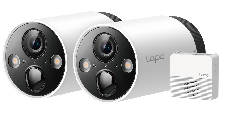 TP-Link Tapo C420S2 Smart WiFi Camera System (2 cameras) built-in battery  2560x1440px
