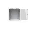 Ubiquiti Double Sectioned 12U Rack Cabinet 700mm, Glass Front Door, load up to 80 kg (wall-mount)