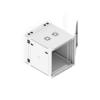 Ubiquiti Double Sectioned 12U Rack Cabinet 700mm, Glass Front Door, load up to 80 kg (wall-mount)