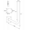 Antenna Bracket 38/300/600 (4 holes)