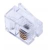 RJ11 connector with gold-plated pins (100pcs)